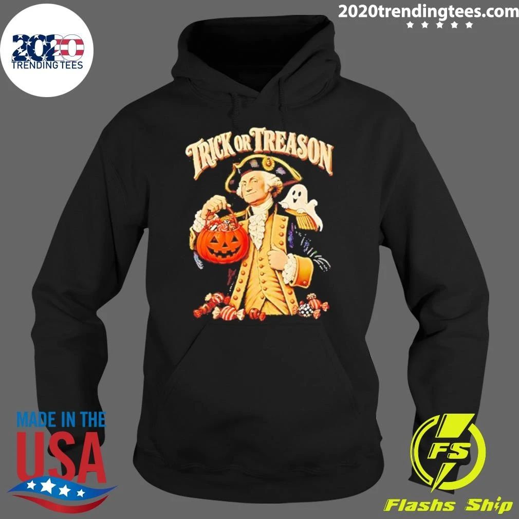 George Washington Trick Or Treason 2026 Halloween Shirt