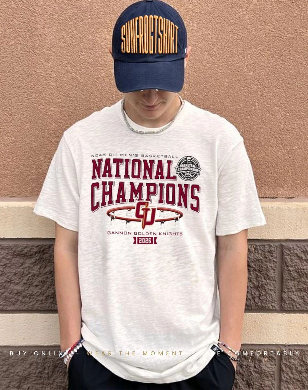 Gannon Golden Knights Men’s Basketball 2026 NCAA DII National Champions shirt