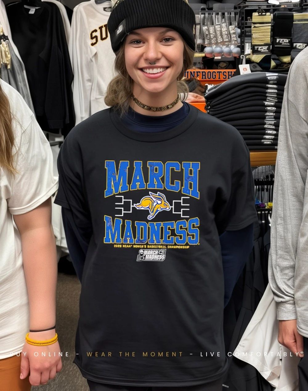 South Dakota State Jackrabbits WBB 2026 March Madness logo shirt