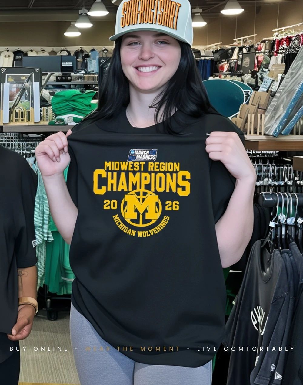Michigan Wolverines NCAA Midwest Region Champions 2026 shirt