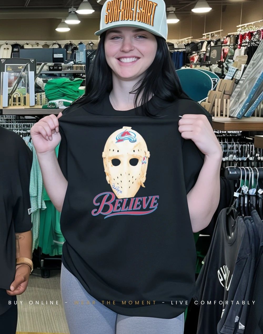 Believe Mask Colorado Avalanche shirt