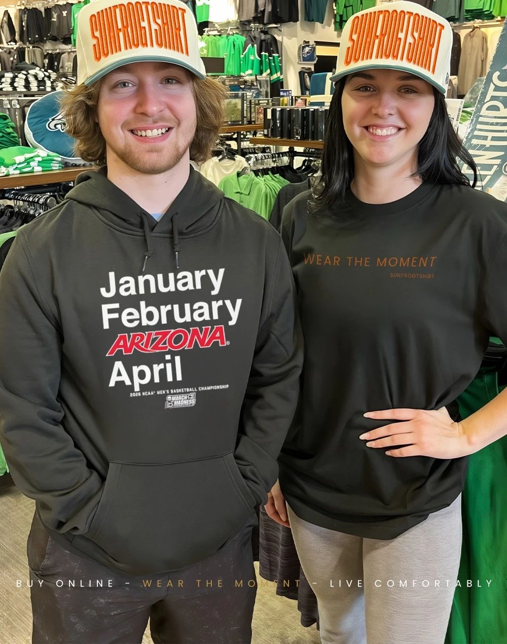 Arizona Wildcats MBB 2026 March Madness Month January February Arizona April shirt