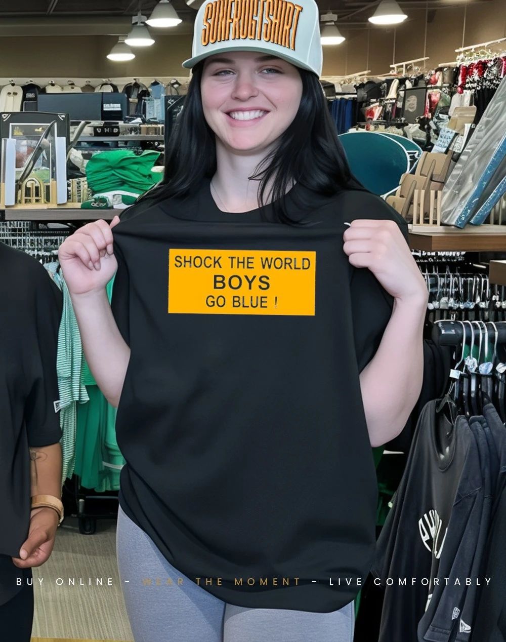 Shock the world boys Go blue Michigan Basketball shirt