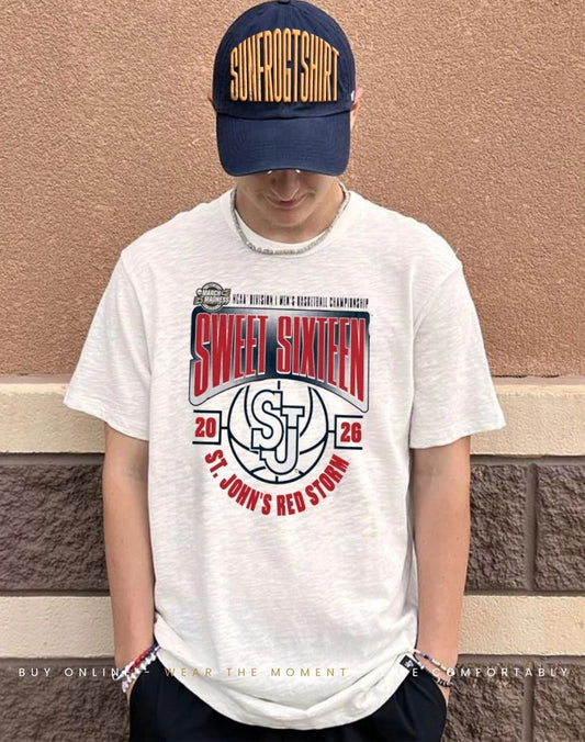 St. John’s Red Storm 2026 NCAA Men’s Basketball Tournament March Madness Sweet 16 shirt