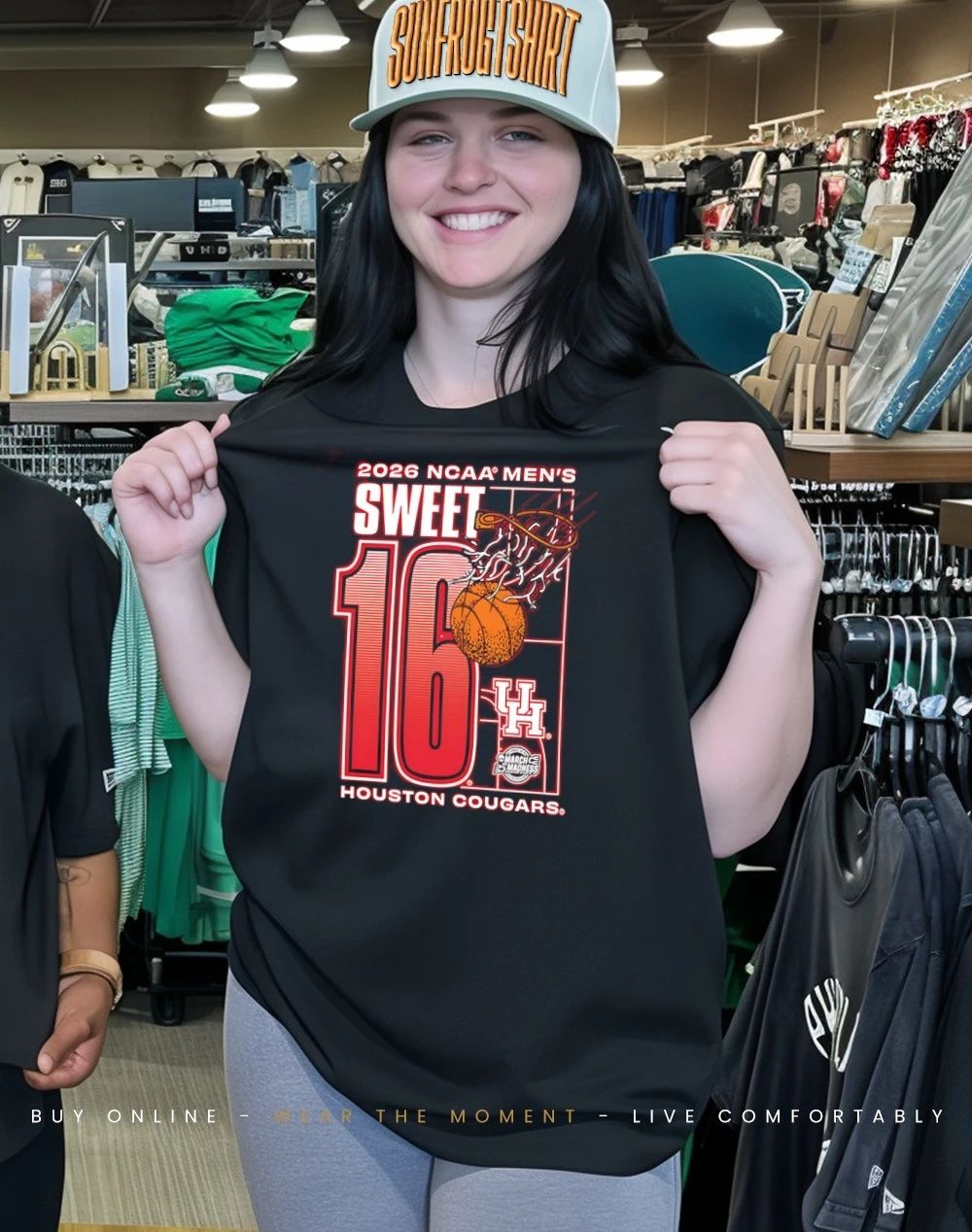 Houston Cougars 2026 NCAA March Madness Sweet 16 Bound shirt