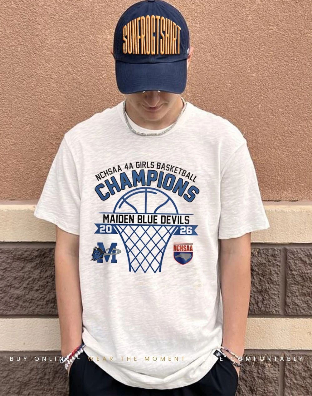 Maiden Blue Devils NCHSAA 4A Girls Basketball Champions shirt