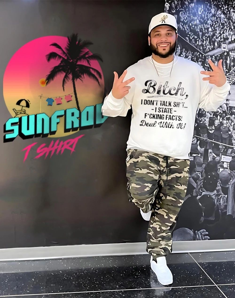 Bitch I don’t talk shit I state fucking facts deal with it shirt