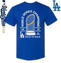 Los Angeles Dodgers Back-To-Back World Series Champions T-Shirt