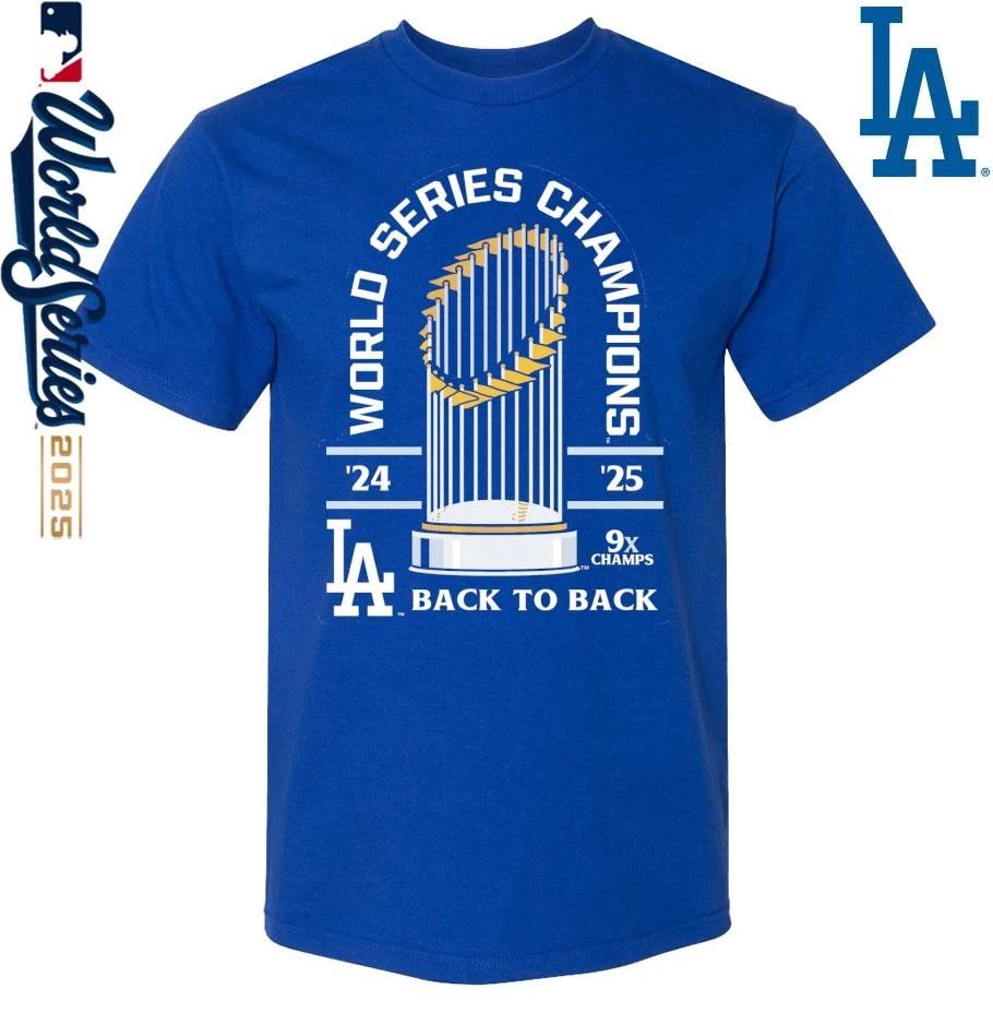 Los Angeles Dodgers Back-To-Back World Series Champions T-Shirt