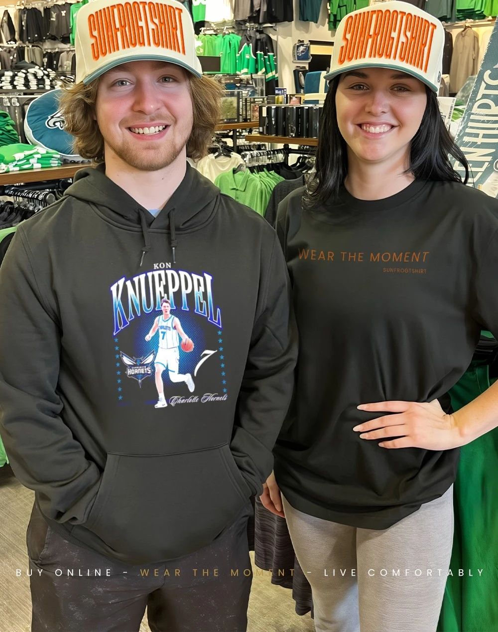 Kon Knueppel Charlotte Hornets Hype graphic shirt