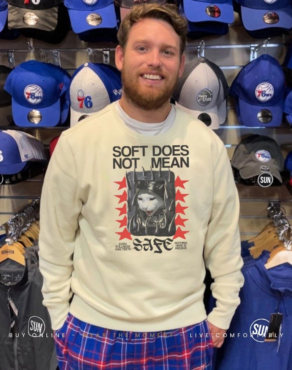 Cat soft does not mean sage even stillness has teeth nothing here is passive shirt
