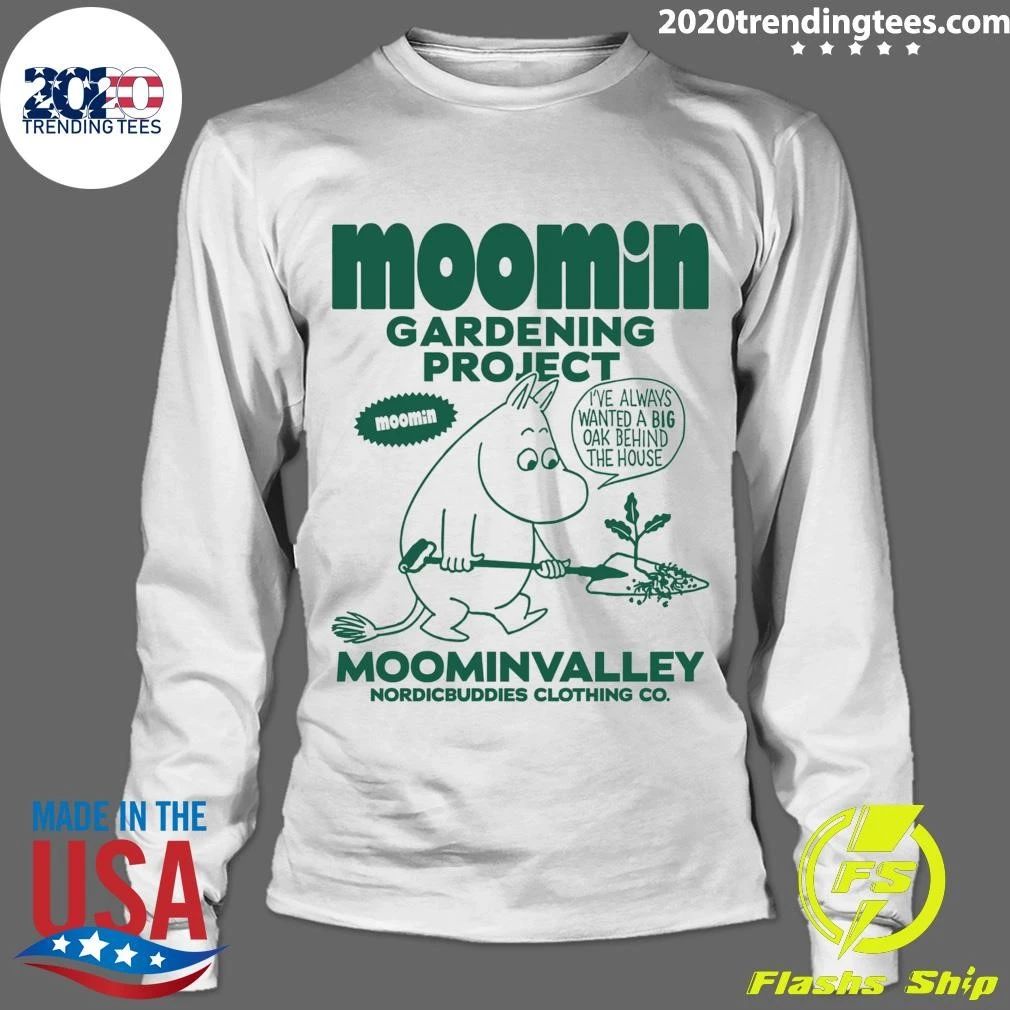 Moomin Gardening Project Moominvalley Nordicbuddies Clothing Co Shirt