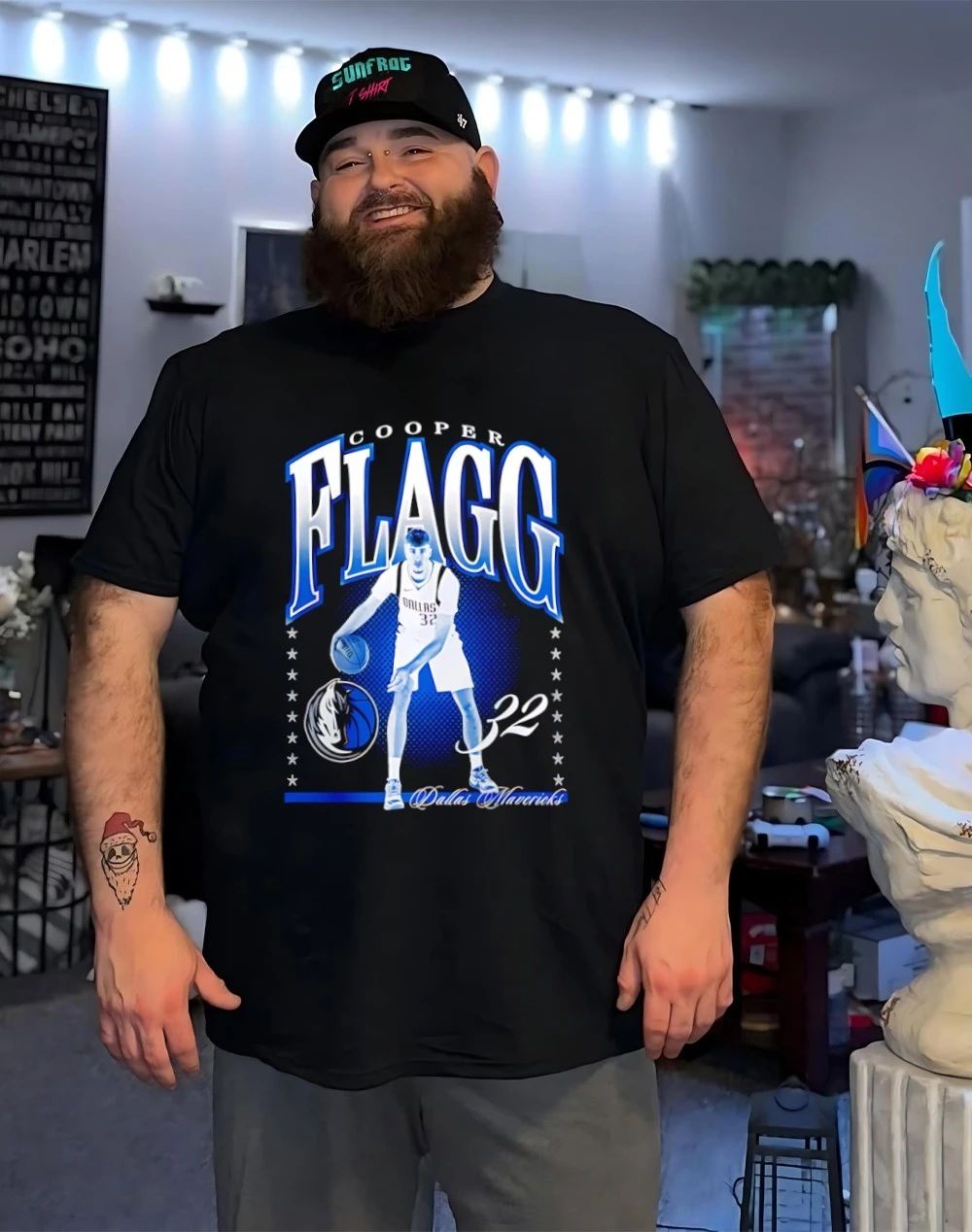 Cooper Flagg Dallas Mavericks Hype graphic shirt