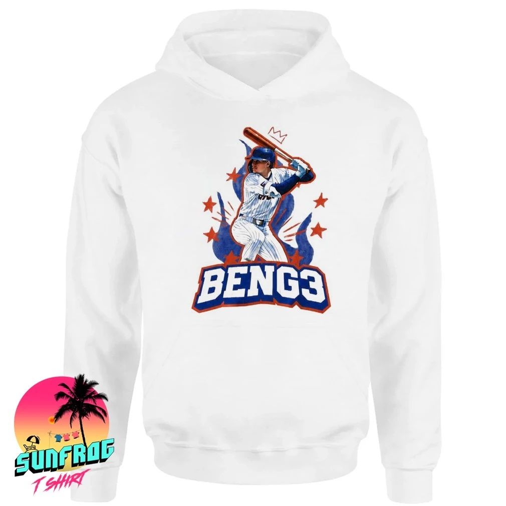 New York Mets Carson Benge Beng3 front and back shirt