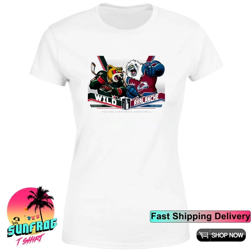 Minnesota Wild vs Avalanche Colorado 2026 NHL Western Conference Semifinals shirt