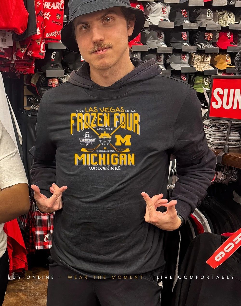 2026 Men’s Ice Hockey Frozen Four Bound Michigan Wolverines shirt