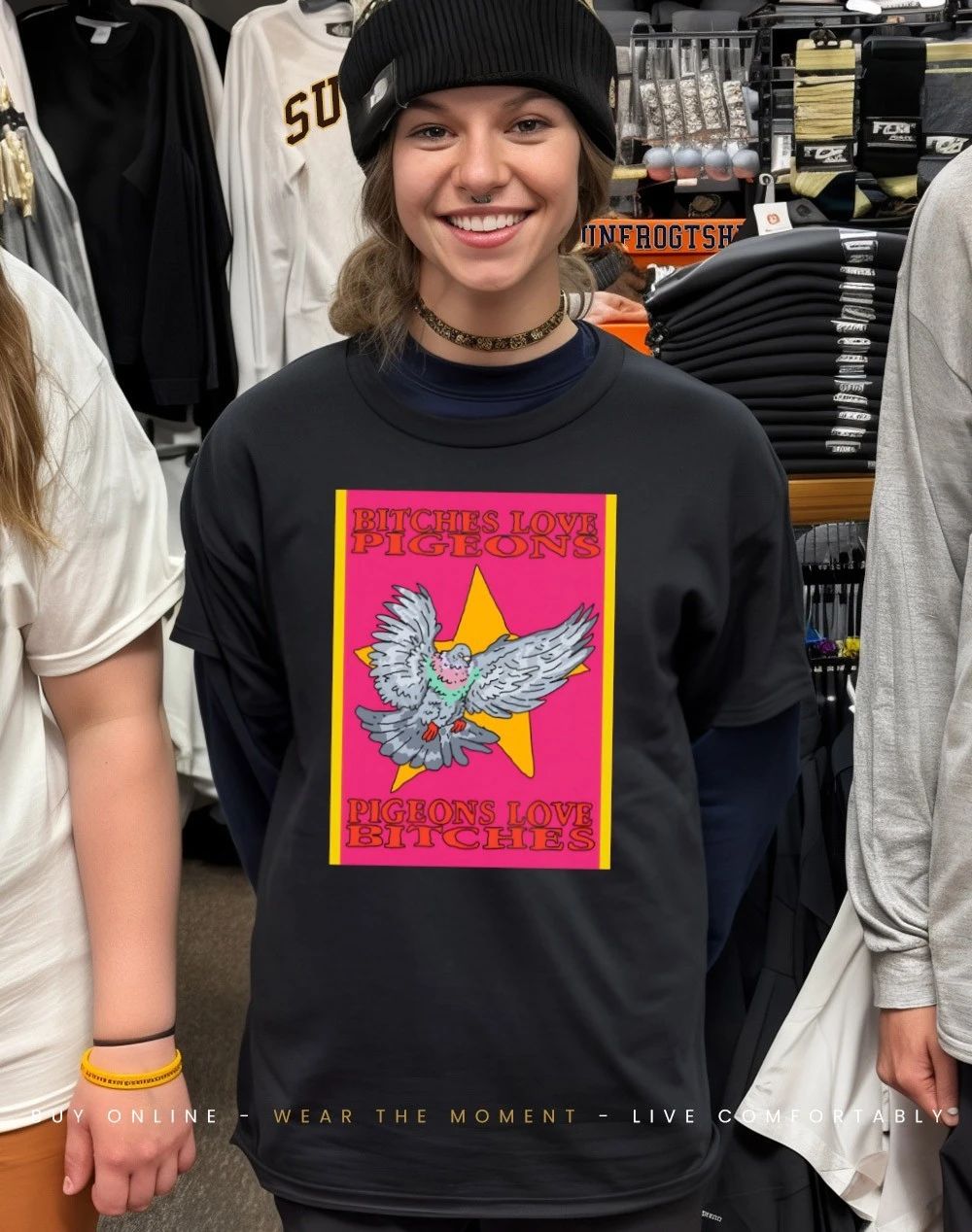 Pigeon bitches loves pigeons pigeons love bitches shirt