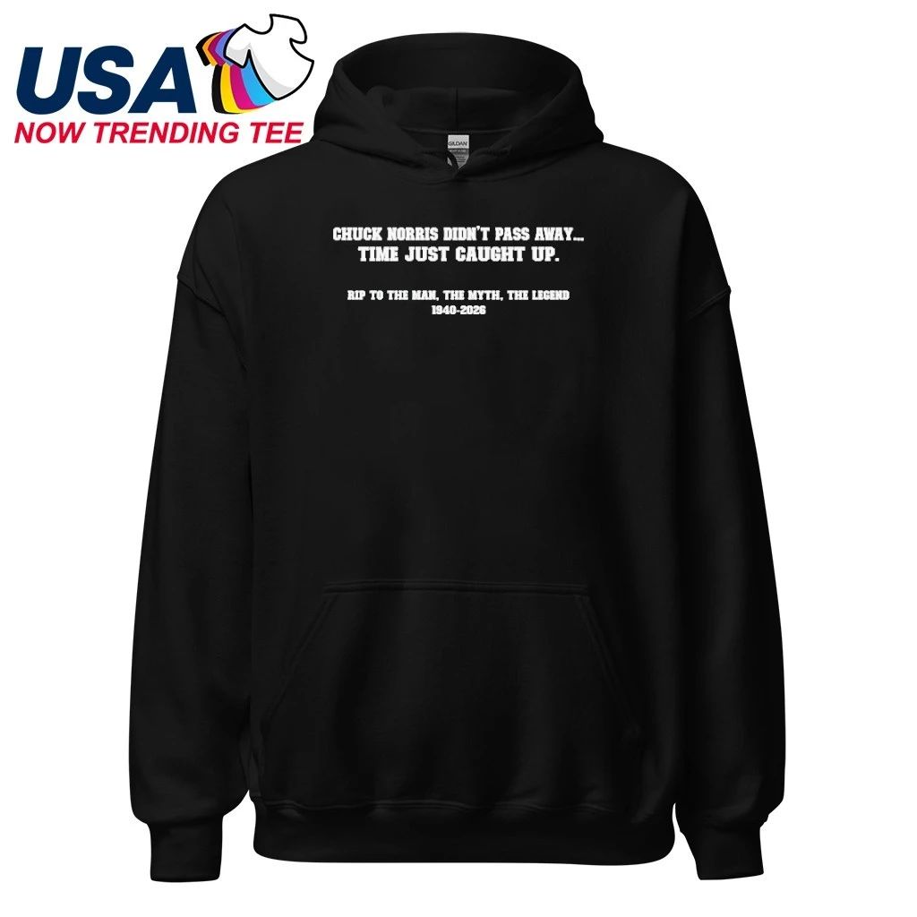 Chuck Norris Didn’t Pass Away Time Just Caught Up Rip To The Man, The Myth, The Legend 19402-206 Shirt