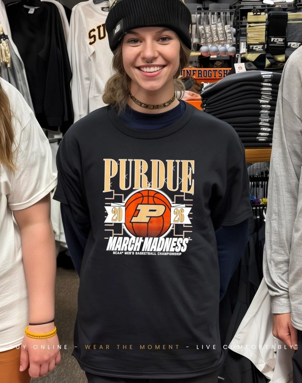 Purdue Boilermakers MBB 2026 March Madness logo shirt
