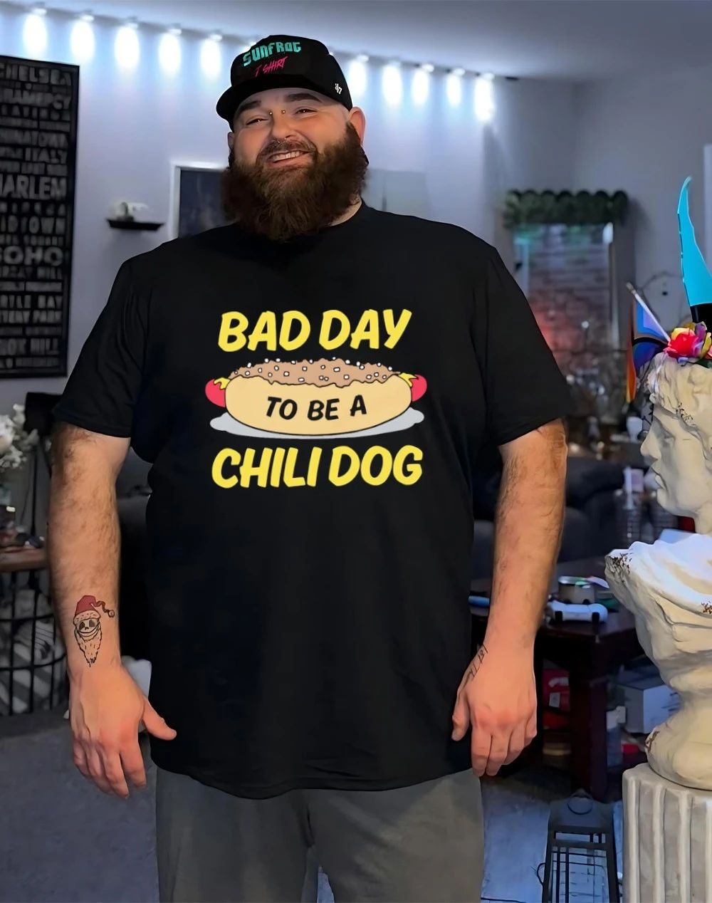 Bad day to be a chili dog shirt