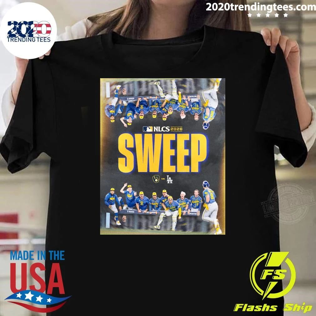 Milwaukee Brewers NLCS 2026 Sweep Victory Over Los Angeles Dodgers Baseball Playoffs Champions Shirt