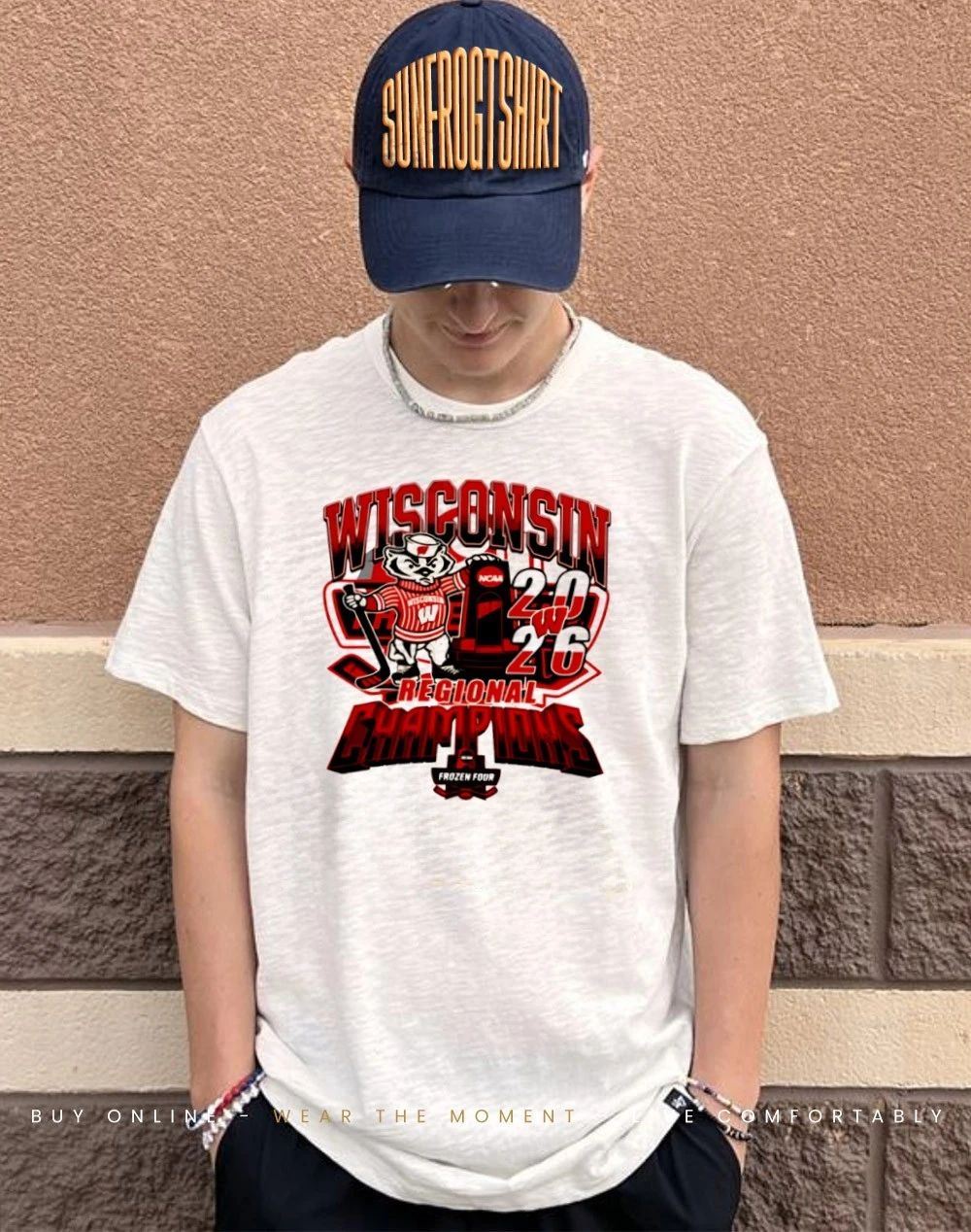 Wisconsin Badgers Regional Champions 2026 mascot shirt