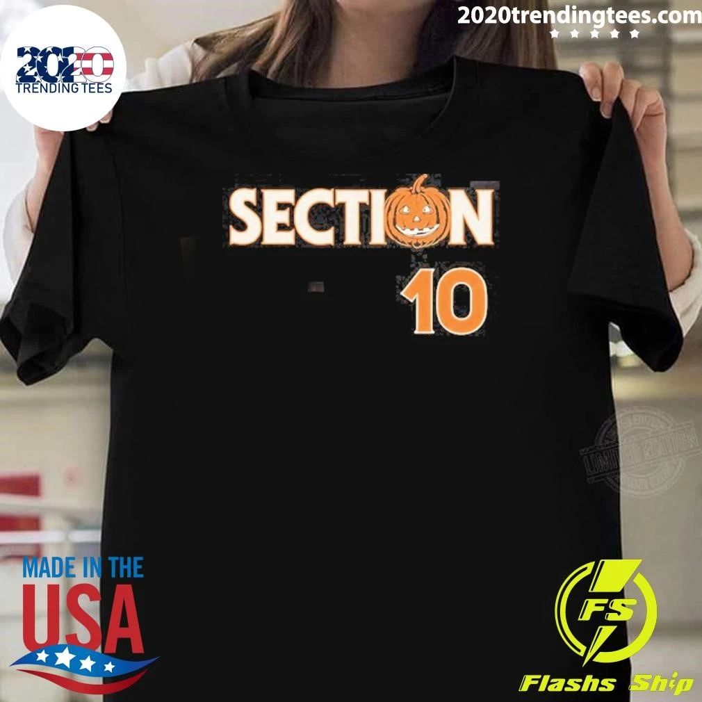 Pumpkin Section 10 Halloween 2026 Shirt