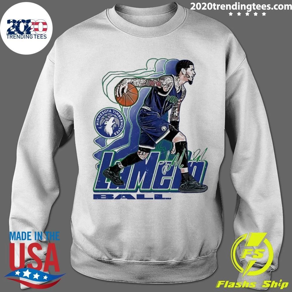 LaMelo Ball Minnesota Timberwolves Pose Signature Retro Shirt