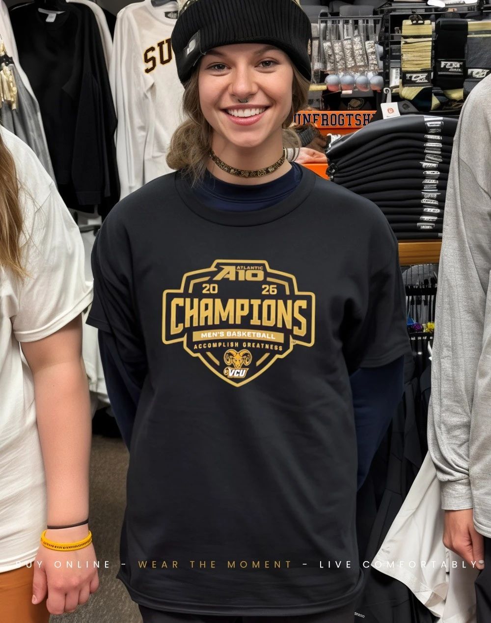 VCU Rams Basketball Atlantic 10 Champions 2026 shirt