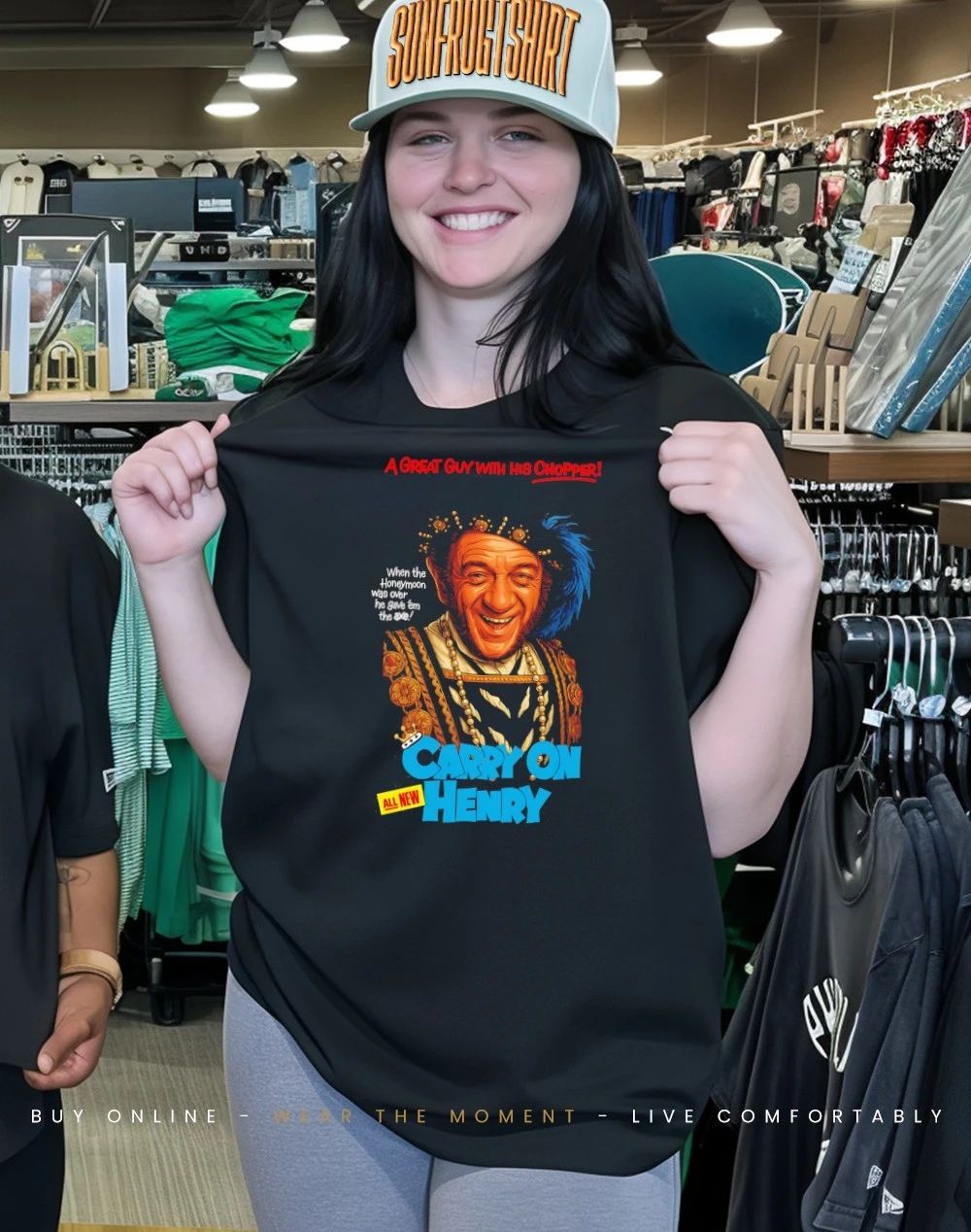 Carry on Henry all new a great guy with his chopper shirt