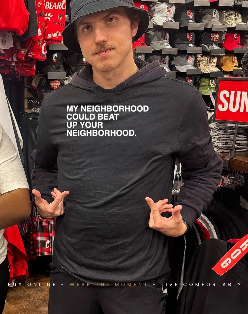 My neighborhood can beat up your neighborhood shirt