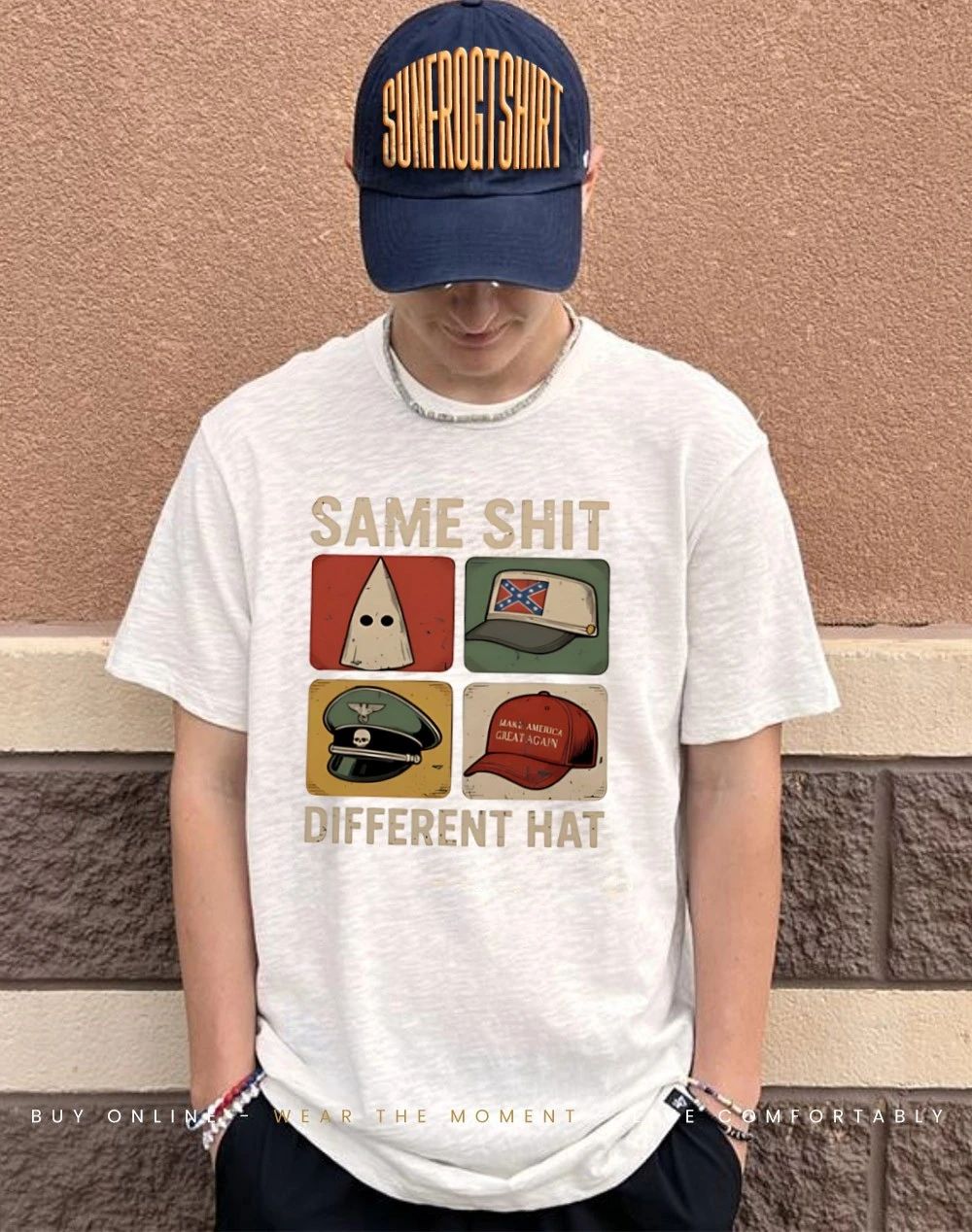 Same Shit Different Hat Anti Trump Protest Shirt