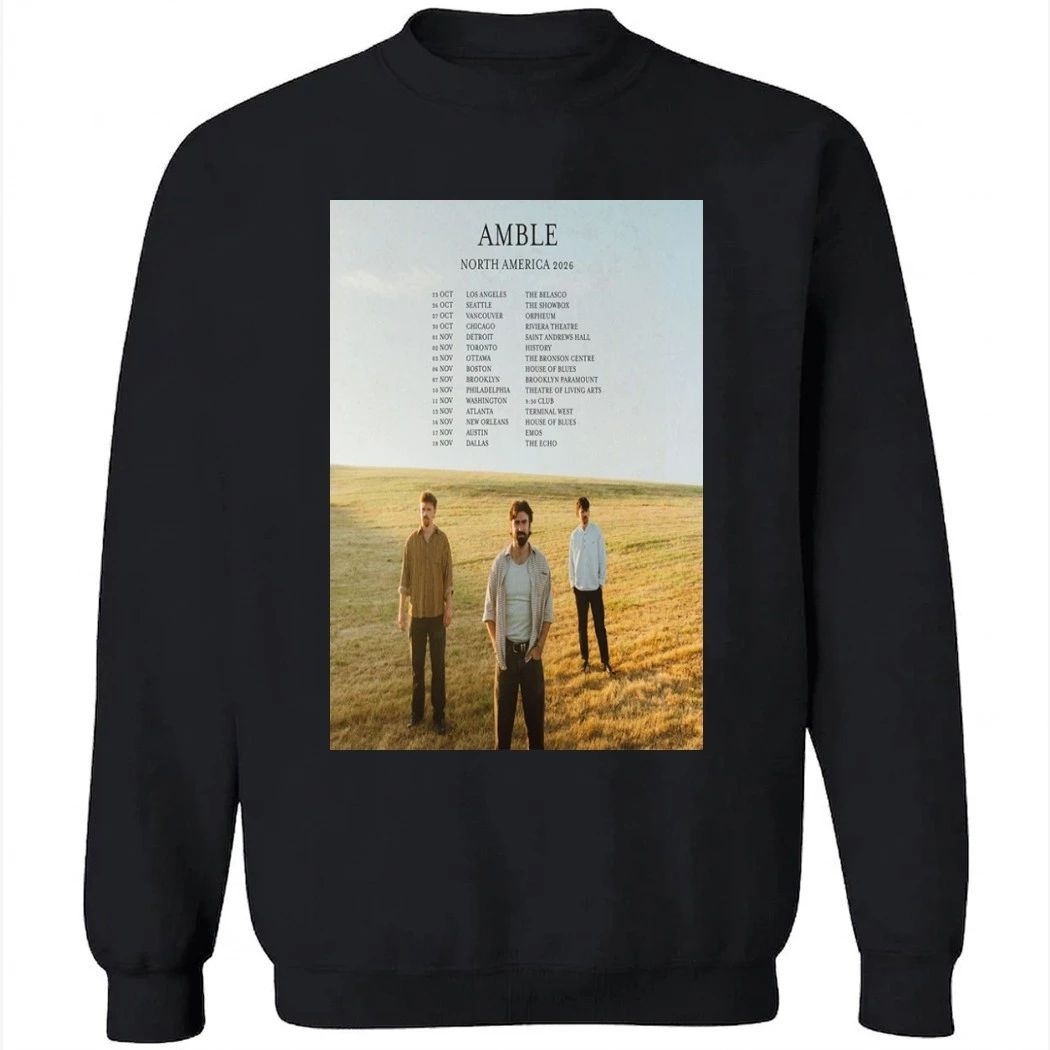 Amble Fall Tour 2026 Poster Shirt