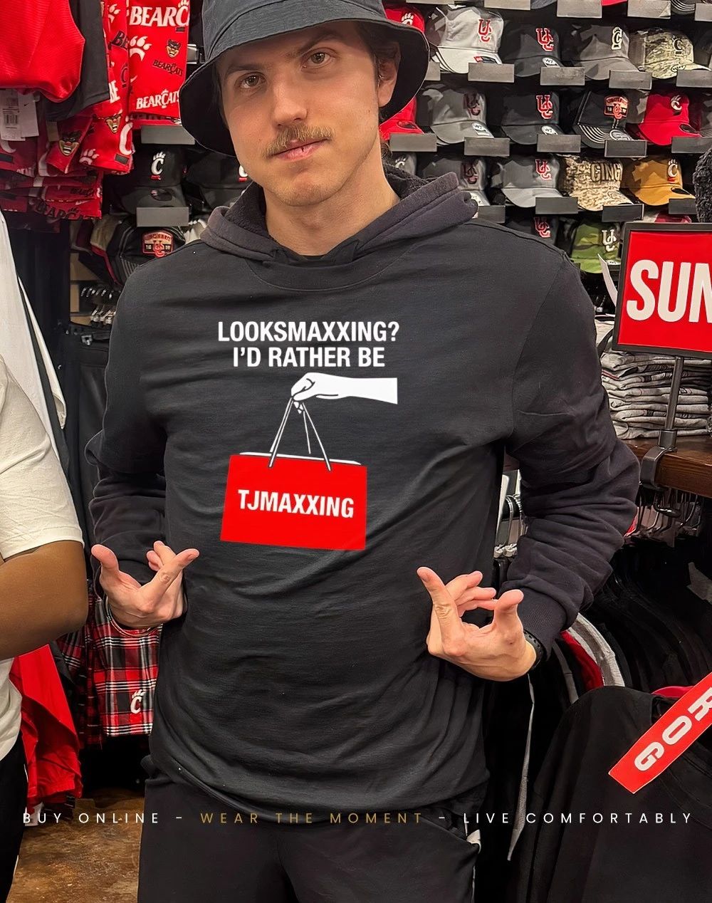 Looksmaxxing I’d Rather Be TJMaxxing Shirt