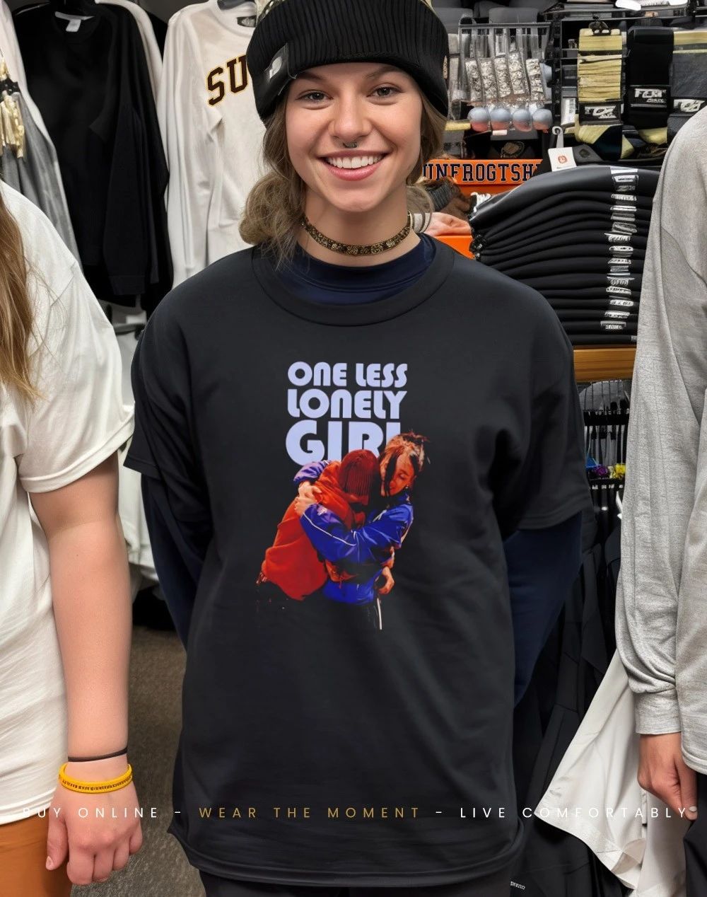 Billie and Justin Coachella 2026 one less lonely girl shirt