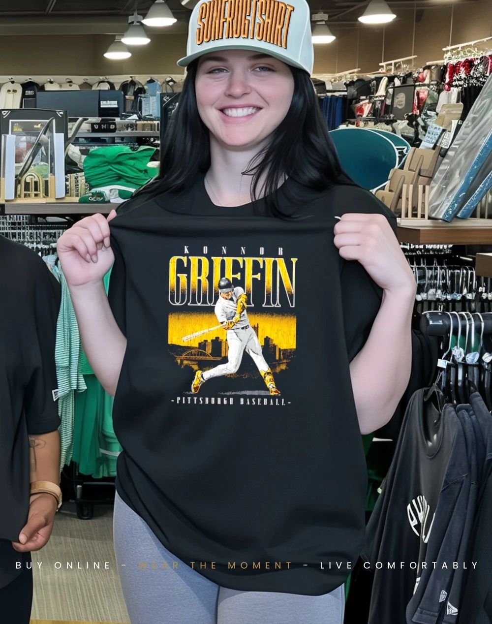 Konnor Griffin Pittsburgh Pirates City Skyline shirt