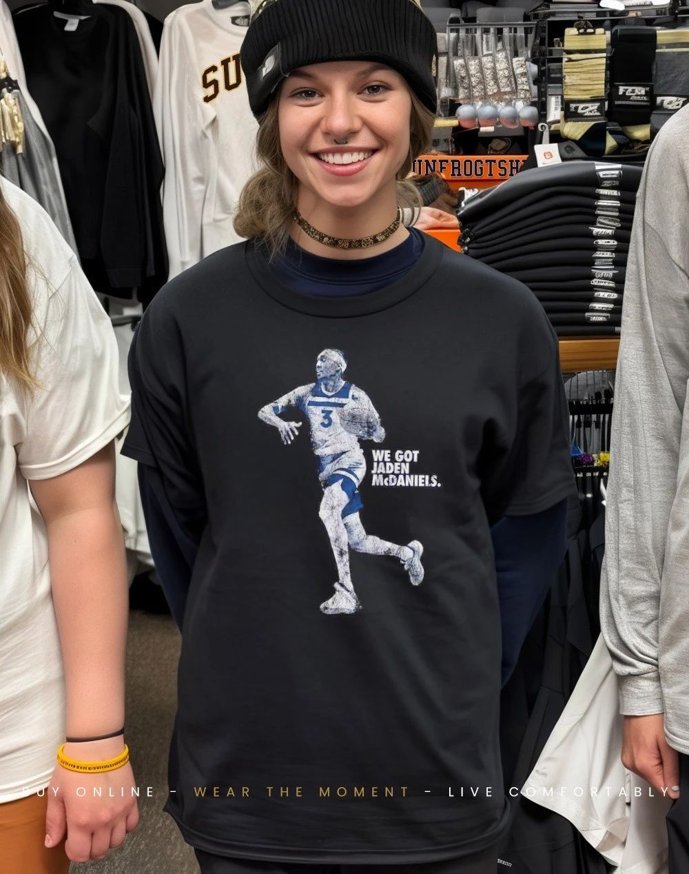 Minnesota Timberwolves but we got Jaden McDaniels Front and Back shirt