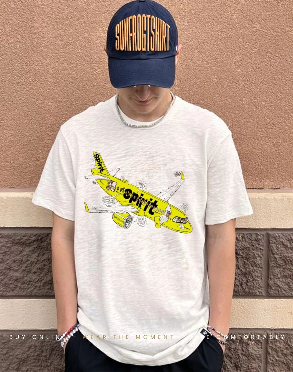 RIP Spirit Airline bums fly to free if yall need to smoke step out on da wing shirt