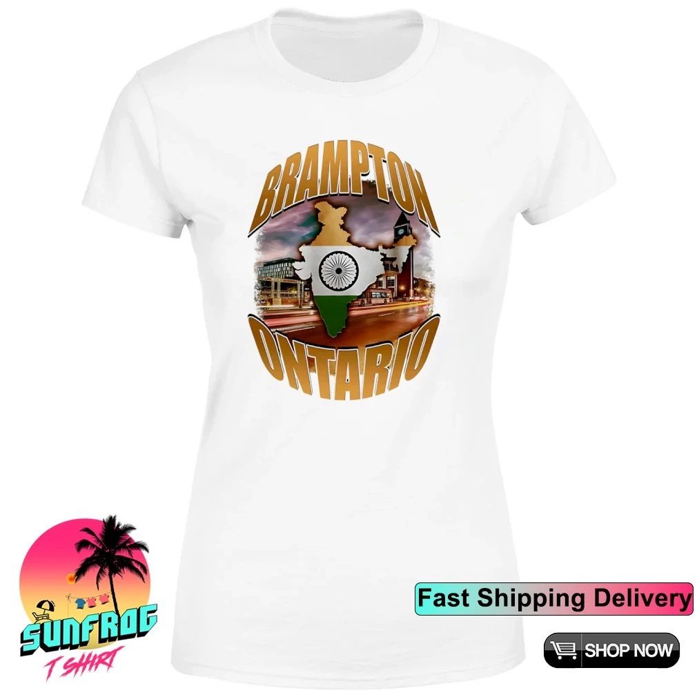 Brampton Ontario Indian map shirt