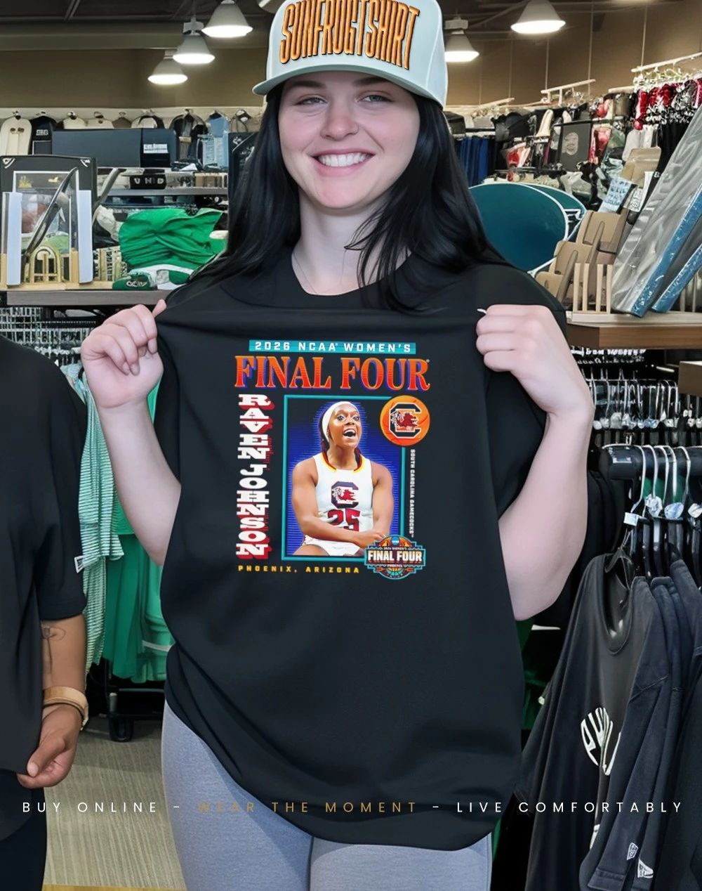 Raven Johnson South Carolina 2026 Women’s Basketball Final Four shirt