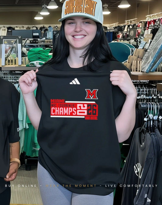Miami Women’s Basketball MAC Tourney Champs 2026 shirt