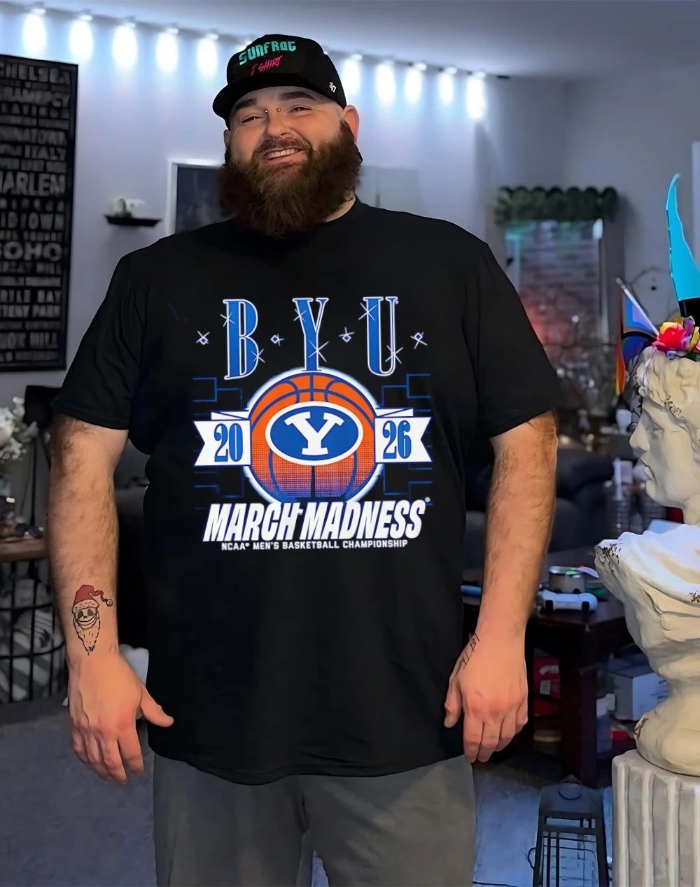 BYU Cougars MBB 2026 March Madness logo shirt