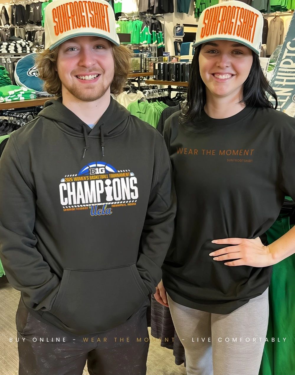 UCLA Bruins Champions 2026 Big Ten Women’s Basketball Tournament Champions shirt
