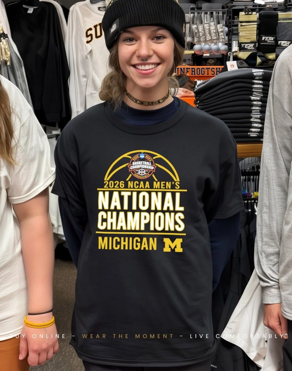 Michigan Wolverines 2026 NCAA Men’s National Champions T-Shirt