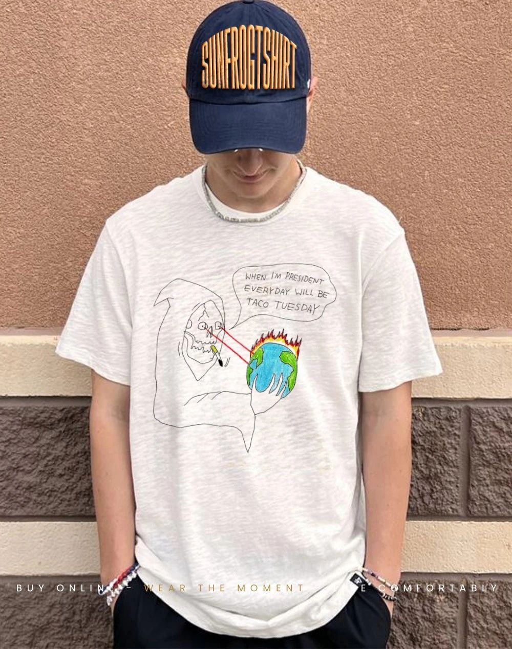 When I’m president everyday will be taco tuesday paint shirt