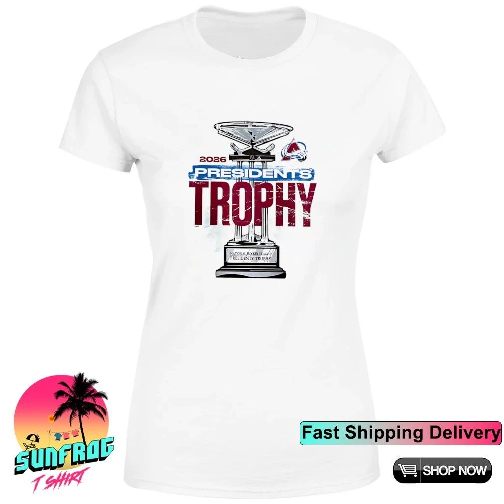Colorado Avalanche 2026 Presidents’ Trophy Winner shirt