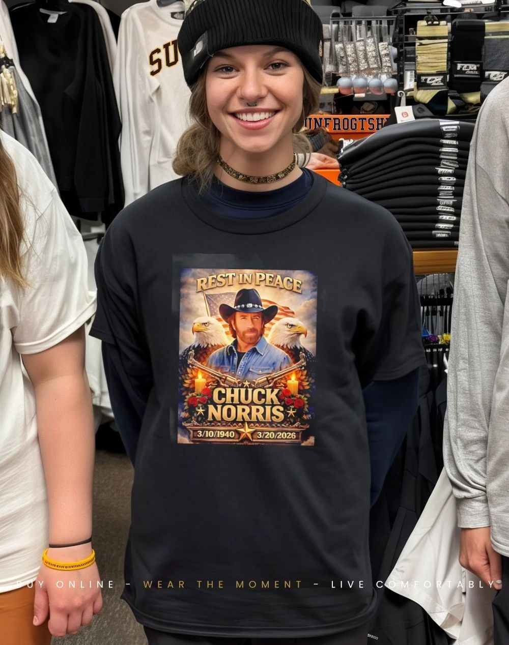 Chuck Norris Rest in Peace RIP 1940-2026 shirt