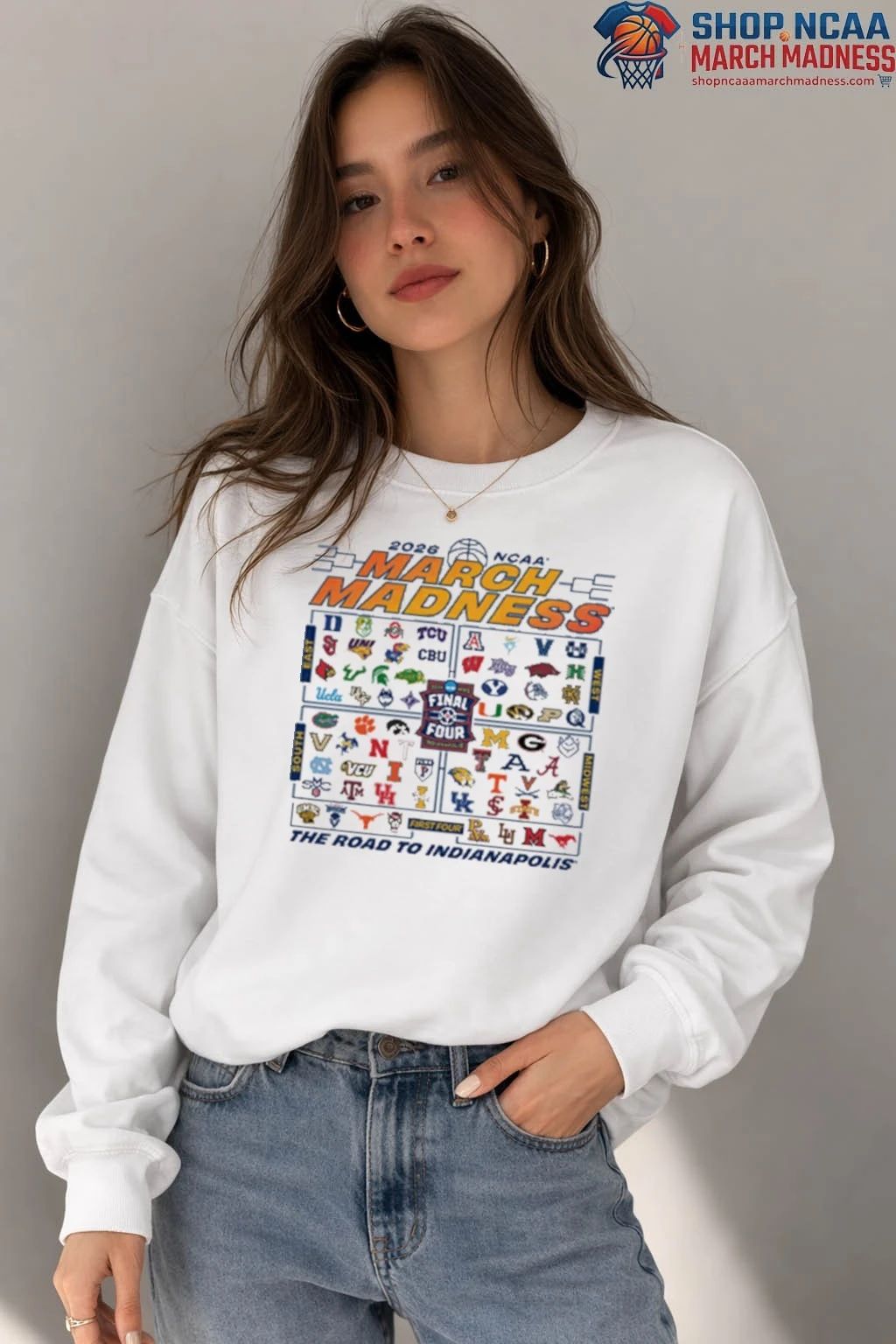2026 NCAA March Madness 68-Team The Road To Indianapolis T Shirt