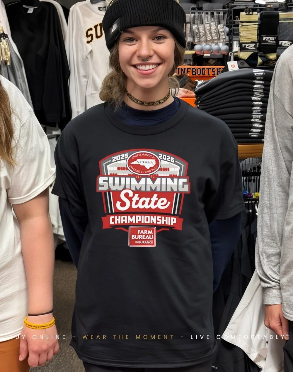 2025-2026 Ncisaa Swimming State Championship shirt