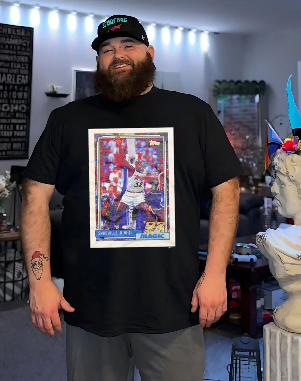 Shaquille O’Neal Magic 1992 Topps Basketball Legendary Card shirt